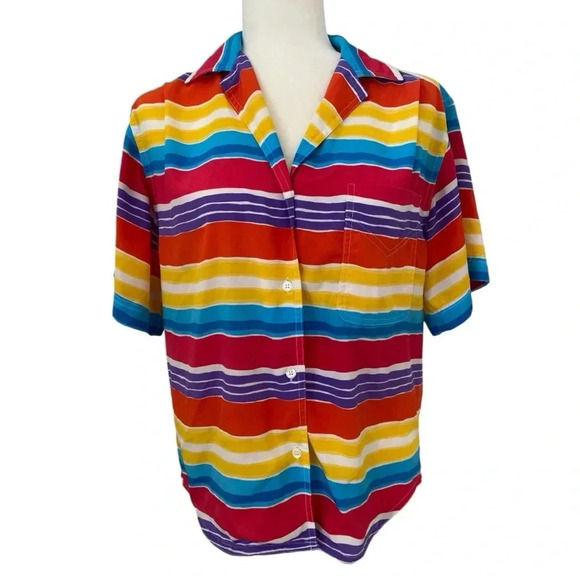 Christian Dior Chemise Womens Vintage 1980s Blouse - Picture 1 of 8